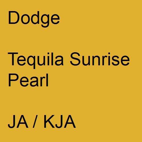 Dodge, Tequila Sunrise Pearl, JA / KJA.